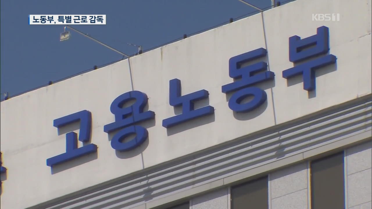 ‘20대 비정규직 참변’ 태안화력발전소 특별근로감독