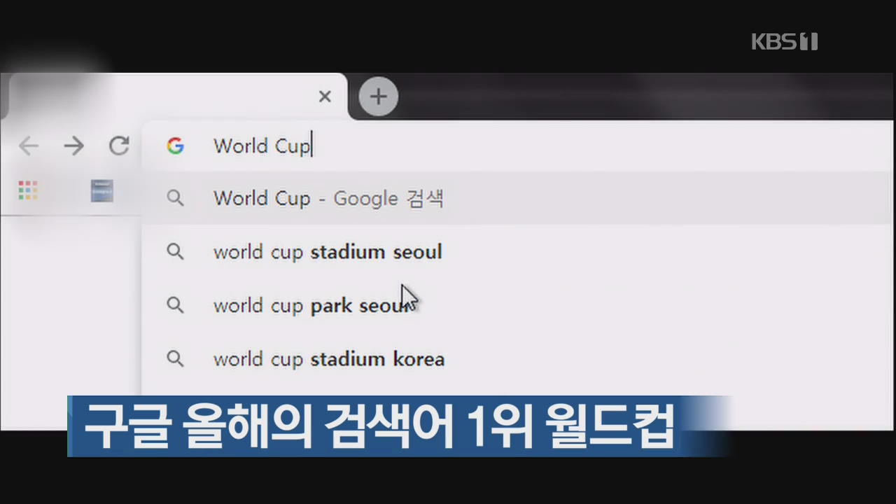 [지금 세계는] 구글 올해의 검색어 1위 월드컵