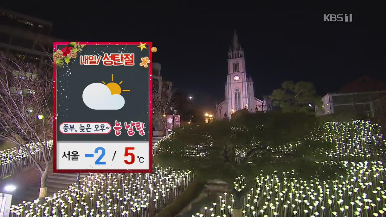 [날씨] 전국 ‘반짝 추위’…서울 아침 -5도, 어제보다 10도 ‘뚝’