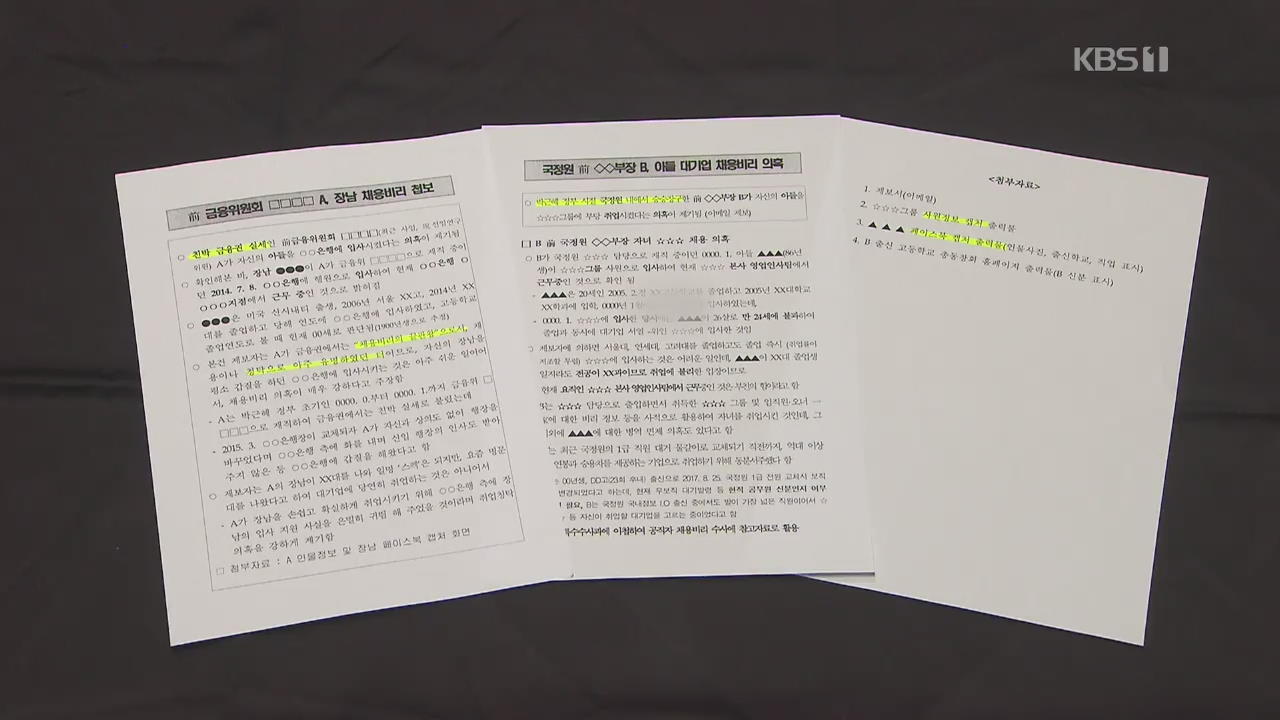 김태우 “채용비리 민간인 사찰” vs 靑 “정상적 감찰”