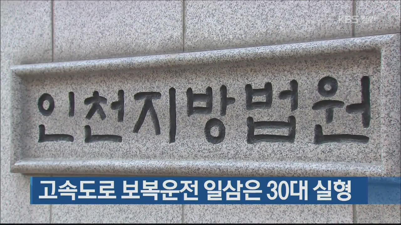 고속도로 보복운전 일삼은 30대 실형