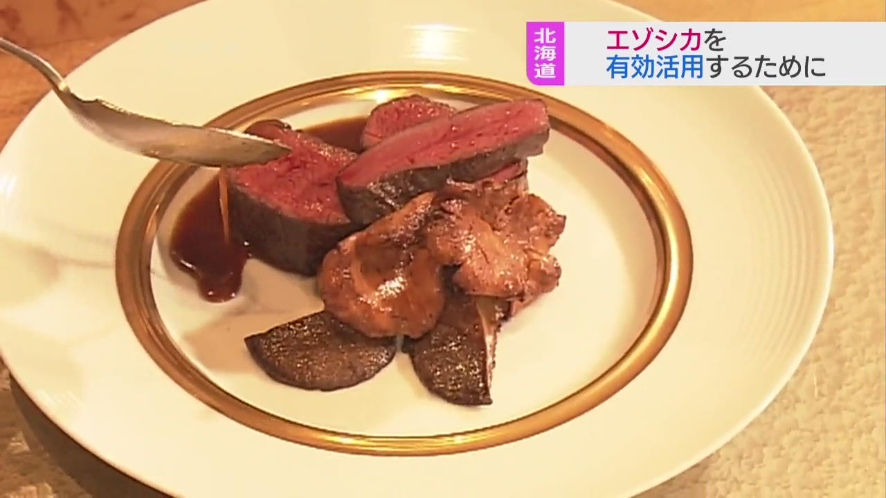 야생 사슴 고기로 만든 프랑스 요리, 일본서 인기