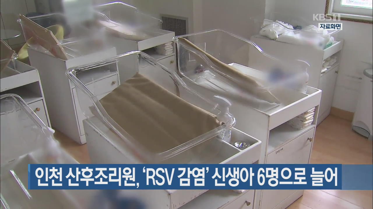 인천 산후조리원, ‘RSV 감염’ 신생아 6명으로 늘어