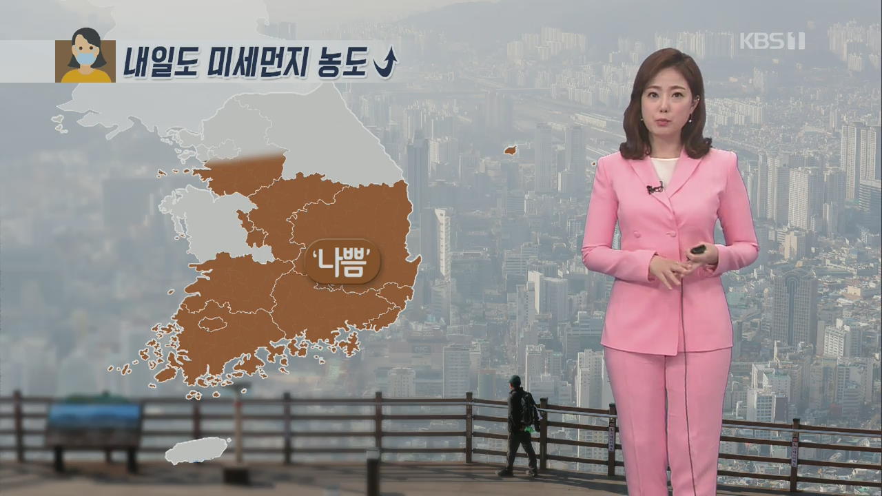 [날씨] 밤사이 스모그 유입…내일 오전까지 미세먼지 기승