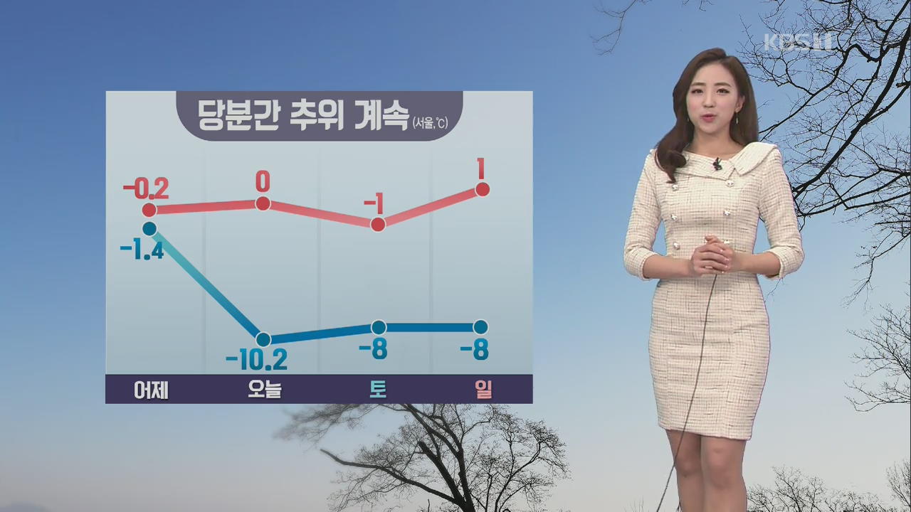 [날씨] 서울 39일 만에 ‘한파주의보’…주말까지 강추위 계속