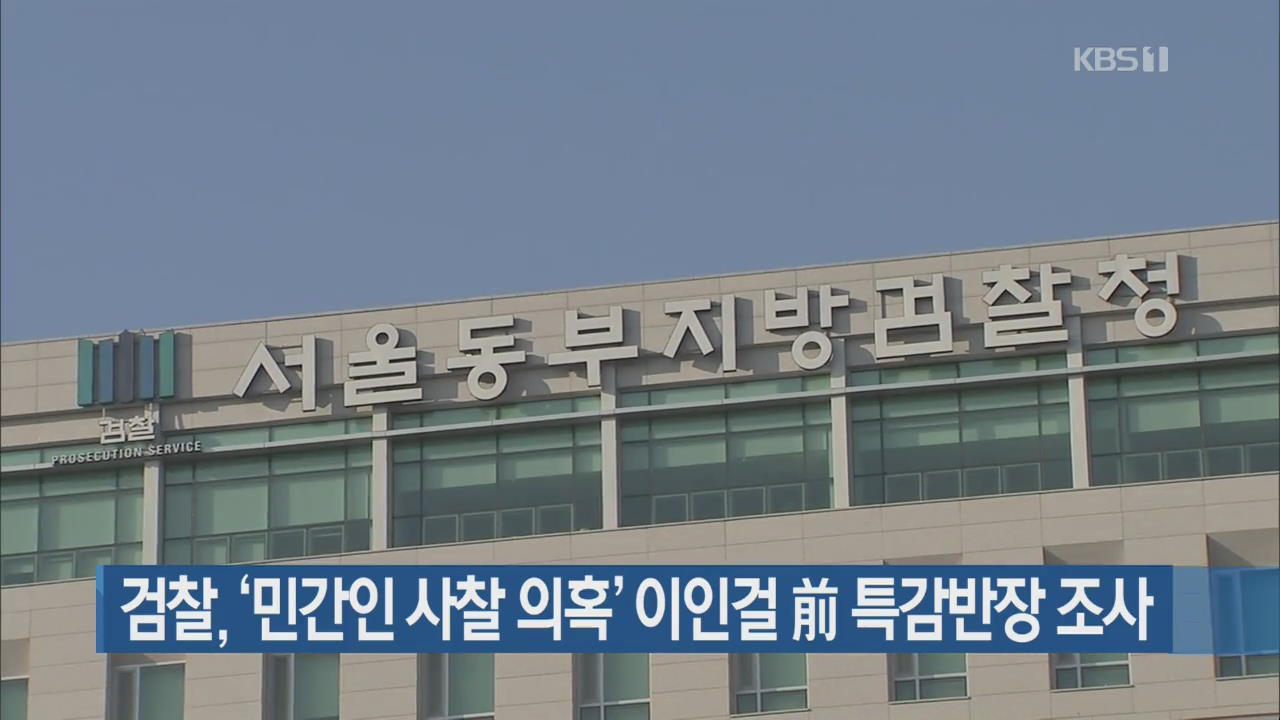검찰, ‘민간인 사찰 의혹’ 이인걸 전 특감반장 조사