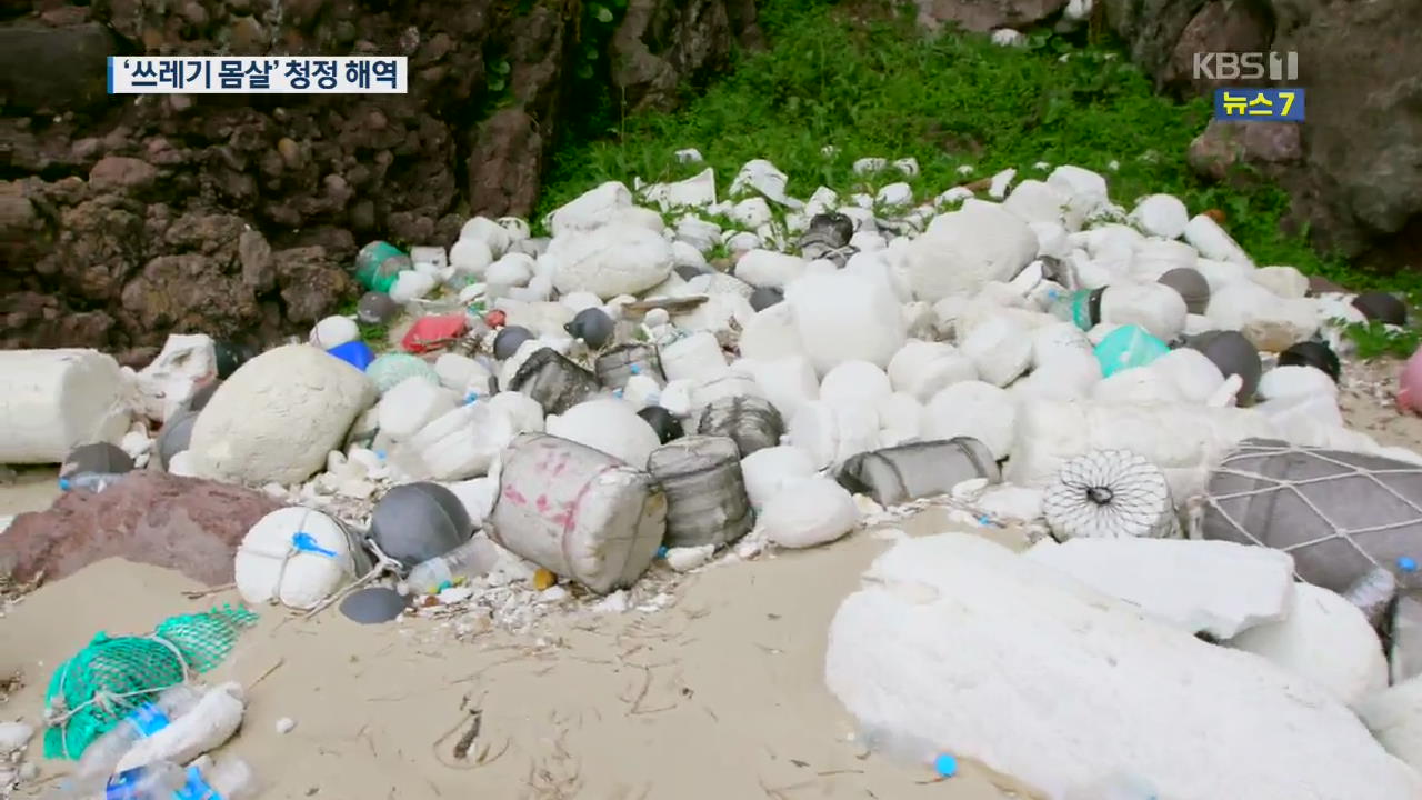 해양쓰레기에 멍드는 청정 해역…운반·처리 ‘골치’