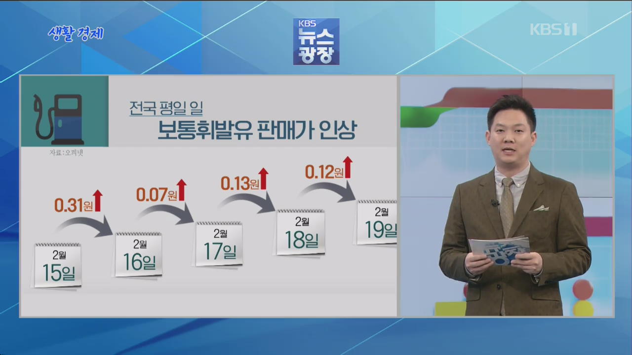 [생활경제] 유류세 인하 정책 시행 후 3개월 만에 첫 상승세