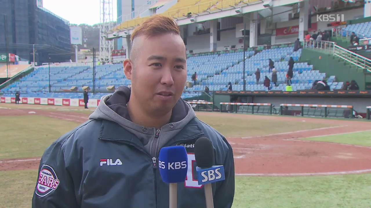 유희관 호투·변우혁 홈런포…‘베테랑-새내기 생존 경쟁’
