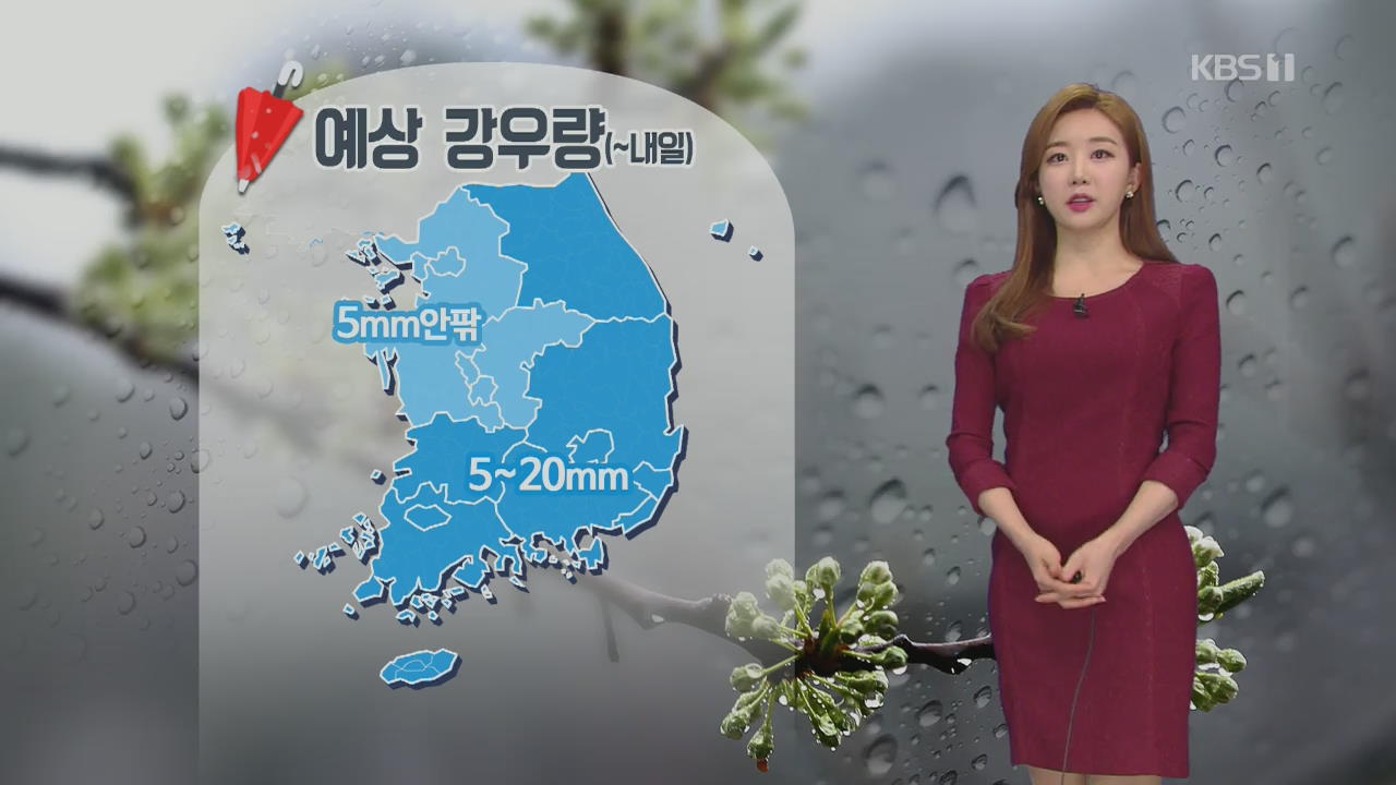 [날씨] 저녁부터 중부·경북 눈·비…내일 오후 전국으로 확대
