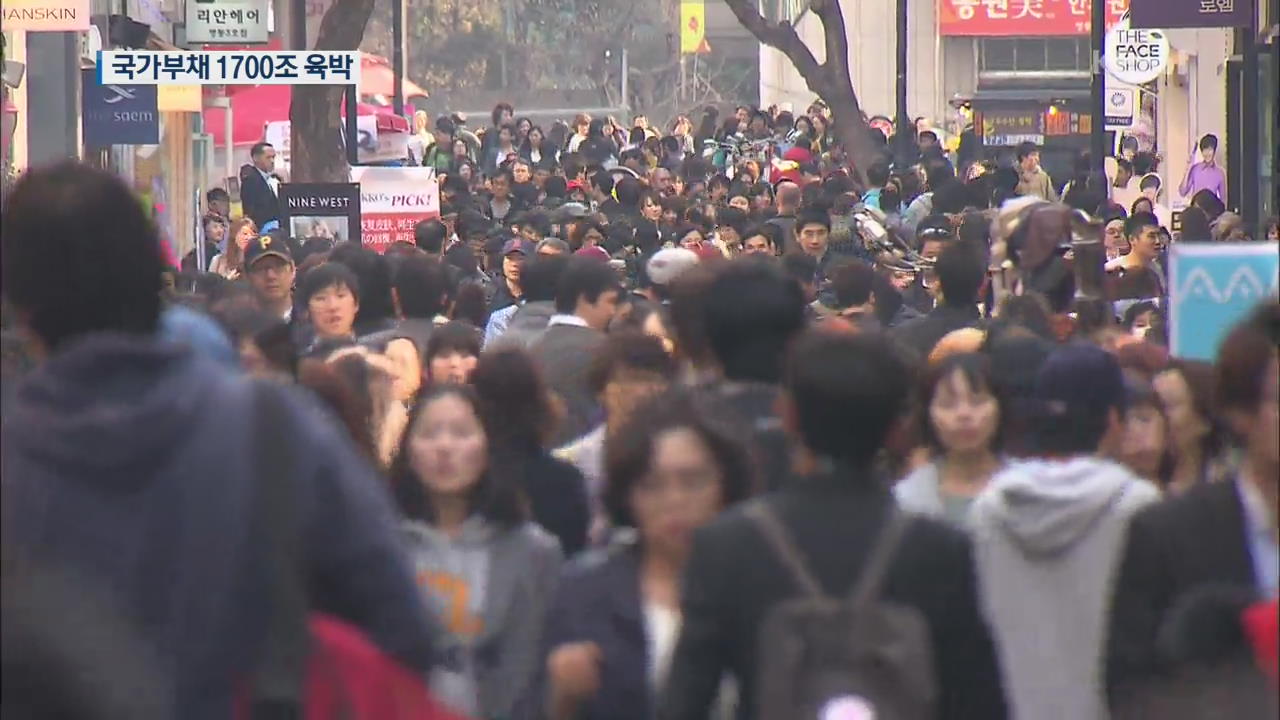 국가부채 1700조 육박…공무원·군인 연금 부담 ‘눈덩이’