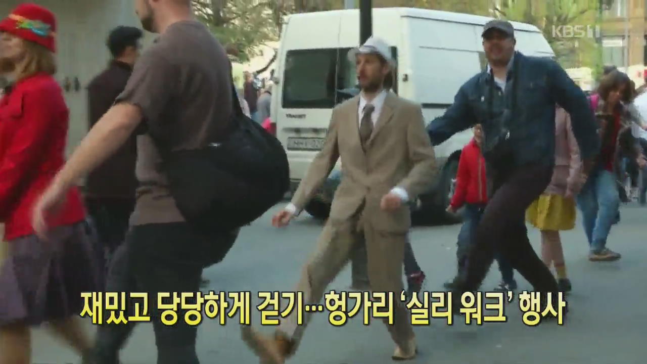 [디지털 광장] 재밌고 당당하게 걷기…헝가리 ‘실리 워크’ 행사