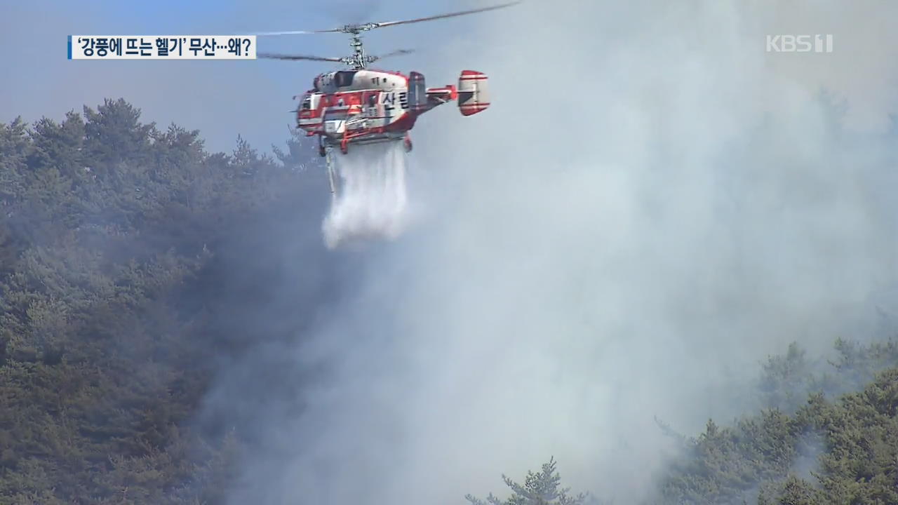 강원도, ‘강풍에 뜨는 헬기’ 예산 요청했지만 무산…왜?