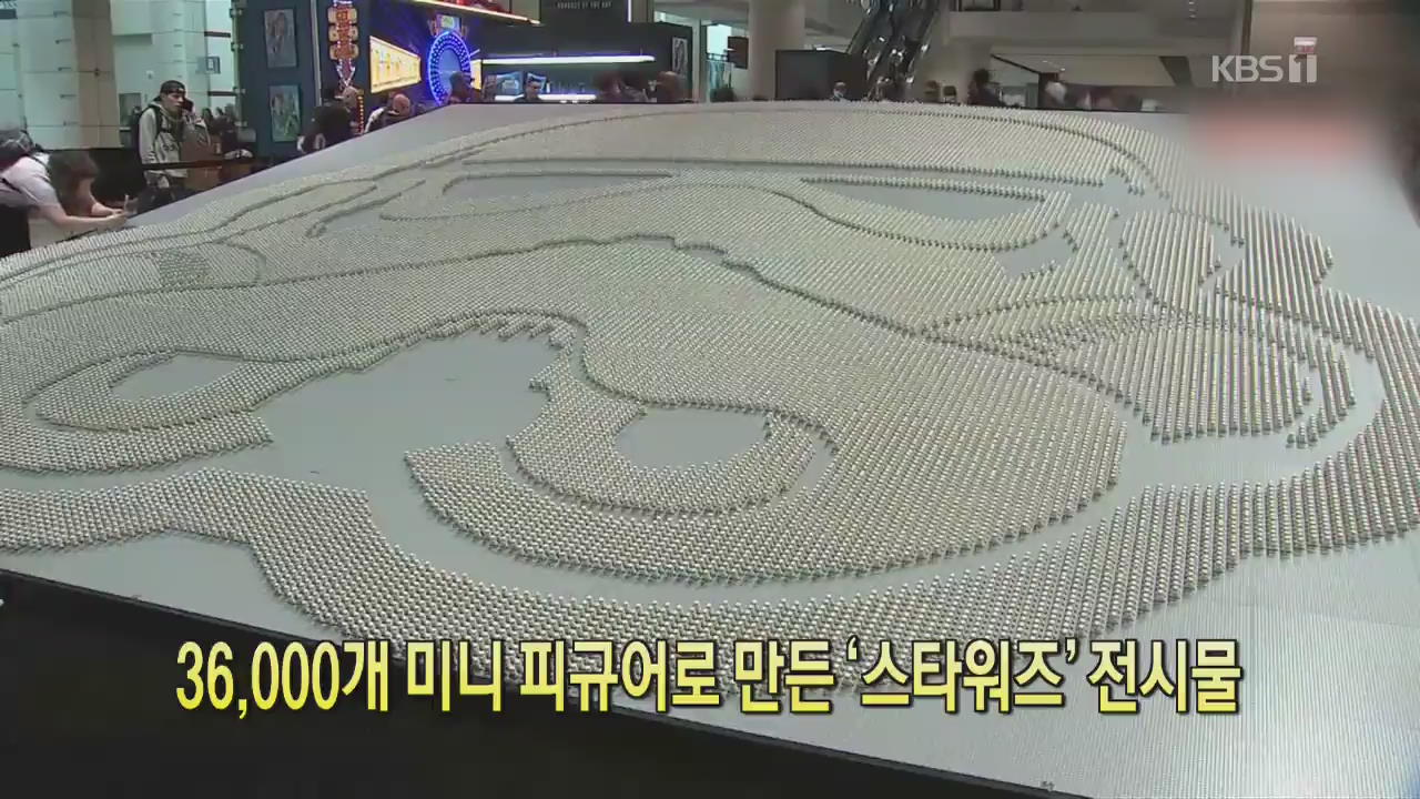 [디지털 광장] 36,000개 미니 피규어로 만든 ‘스타워즈’ 전시물