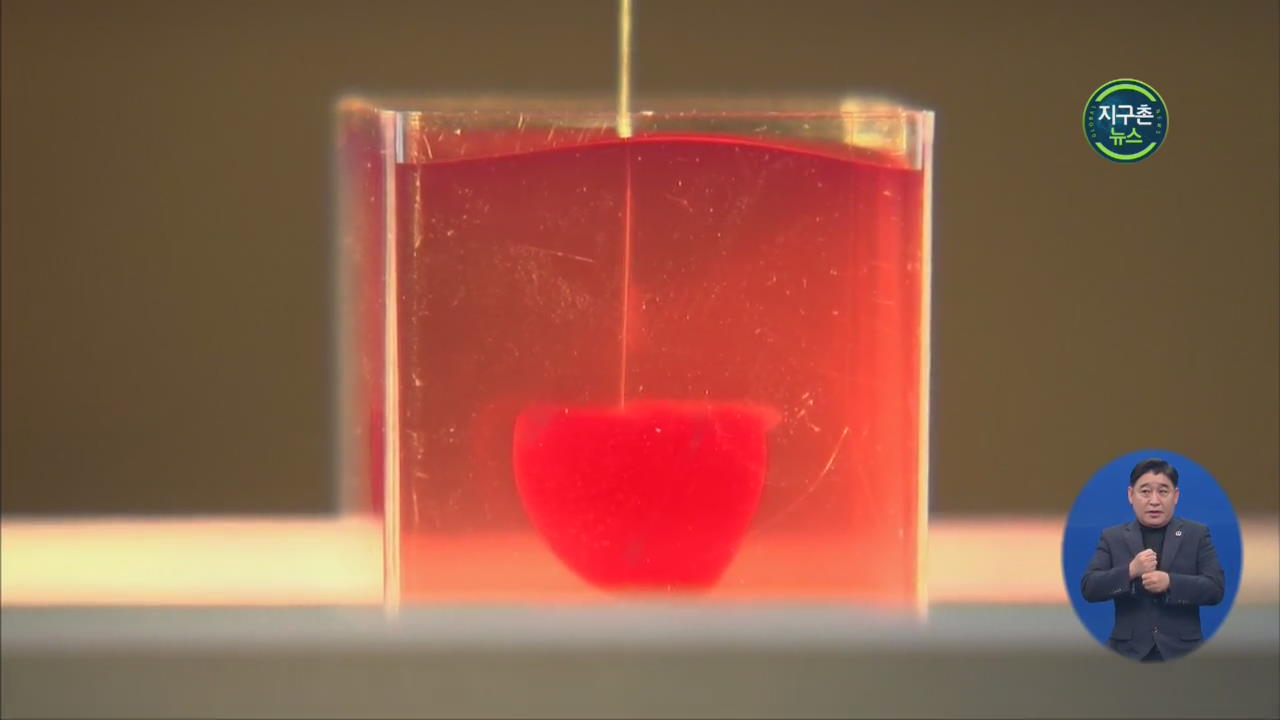 3D 프린팅으로 인공심장 제작…살아있는 세포 이용