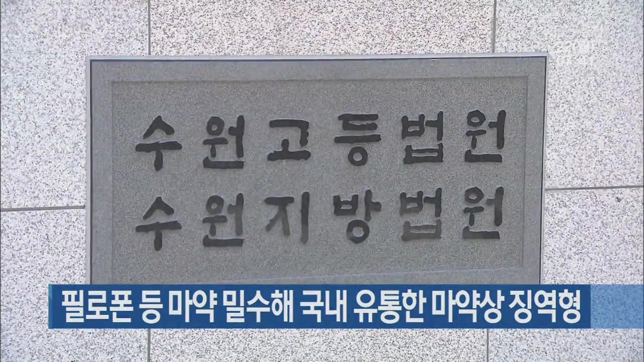 필로폰 등 마약 밀수해 국내 유통한 마약상 징역형