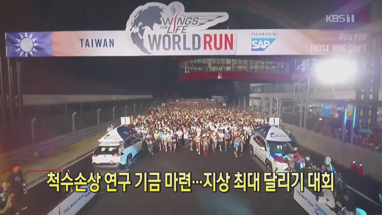 [디지털 광장] 척수손상 연구 기금 마련…지상 최대 달리기 대회