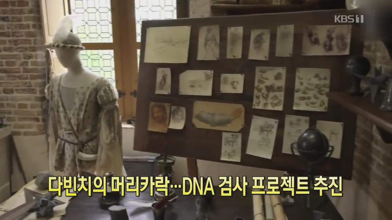 [디지털 광장] 다빈치의 머리카락…DNA 검사 프로젝트 추진