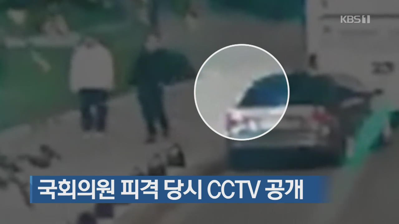 [지금 세계는] 국회의원 피격 당시 CCTV 공개