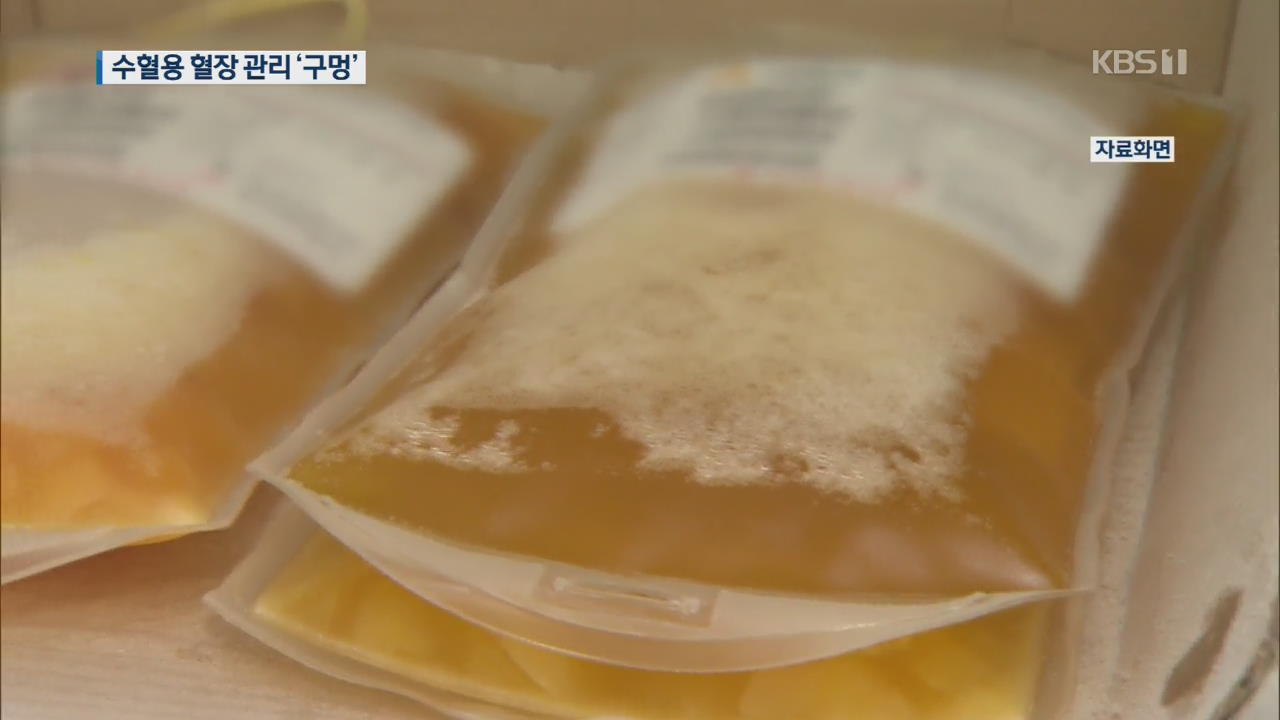 ‘폐손상 유발 우려’ 혈장 3만 6천 팩 수혈용 공급