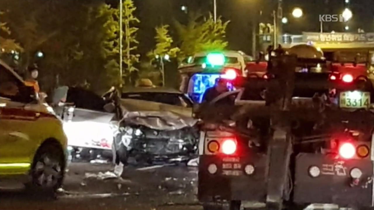 탈영병 5시간 만에 검거…택시·승용차 부딪혀 7명 부상