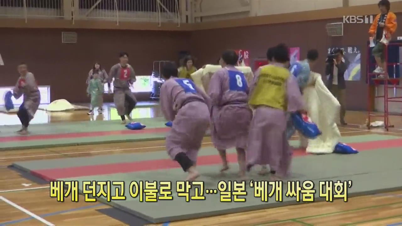 [디지털 광장] 베개 던지고 이불로 막고…일본 ‘베개 싸움 대회’