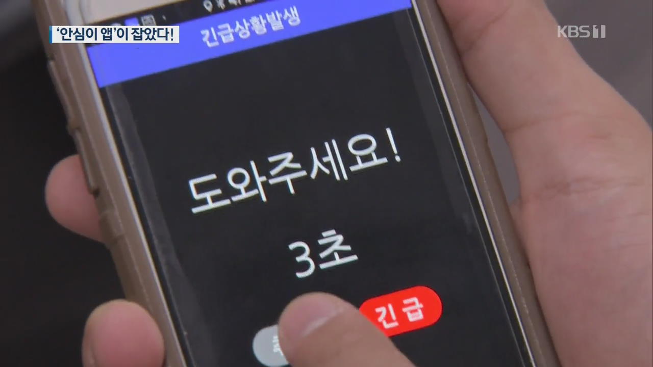 ‘안심이 앱’으로 성범죄자 잡았다!…현장 검거 첫 사례