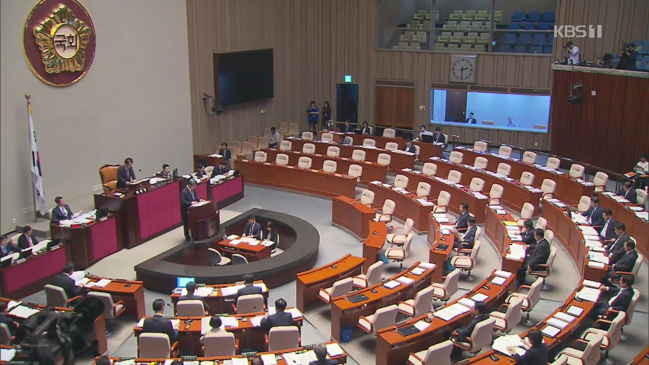 ‘경제 청문회’에 협상 결렬…한국당 빼고 국회 열릴 듯