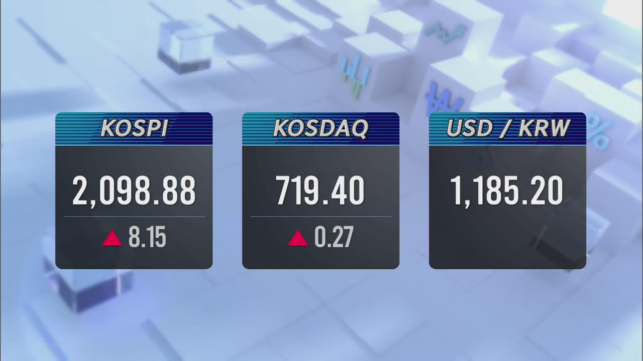 KOSPI 2,098.88 KOSDAQ 719.40