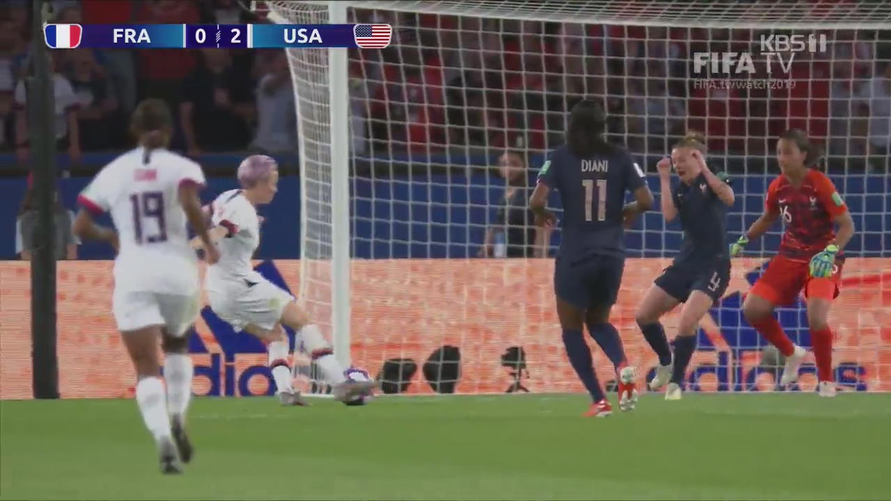 미국, 여자월드컵 ‘미리 보는 결승전’서 웃었다