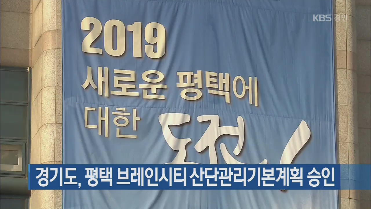 경기도, 평택 브레인시티 산단관리기본계획 승인