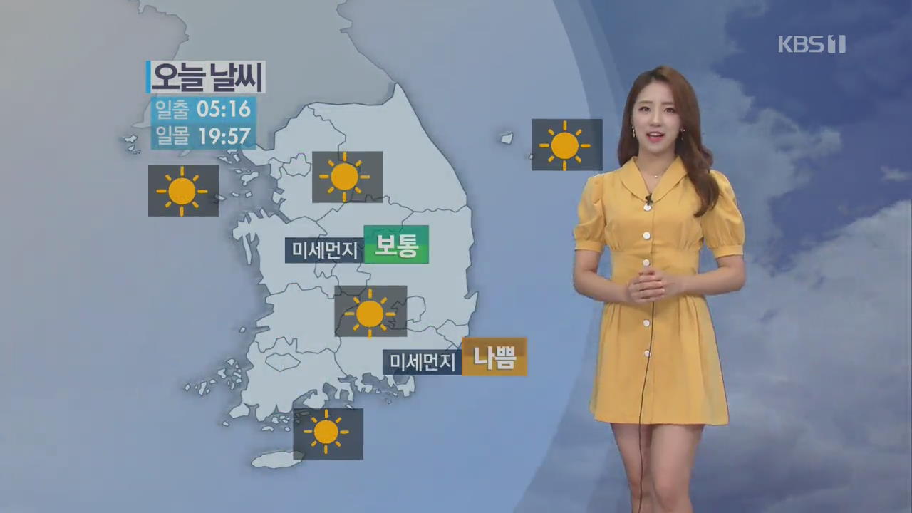 [날씨] 폭염주의보 확대…한낮 서울 32도·대구 34도