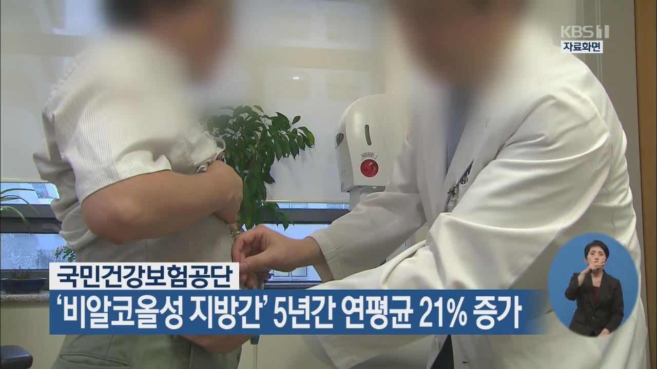 ‘비알코올성 지방간’ 5년간 연평균 21% 증가