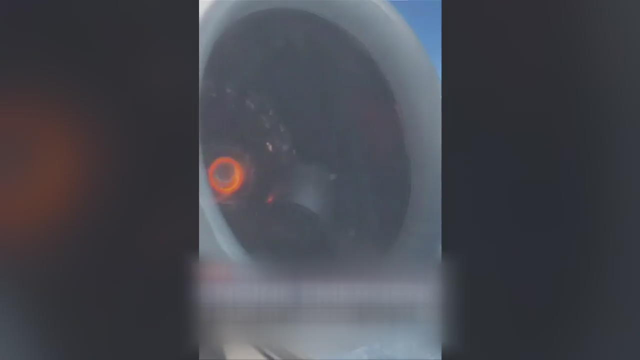 美 델타 여객기 비행중 엔진 화재로 비상착륙…승객들 아비규환