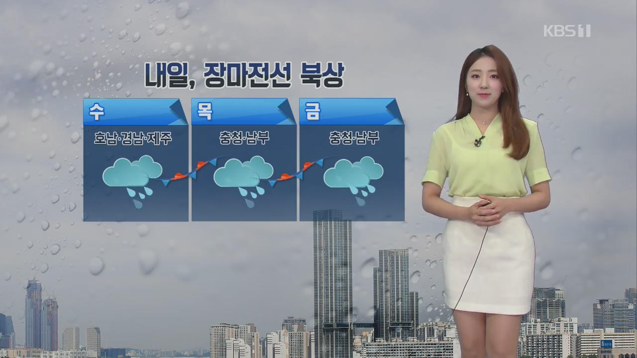 [날씨] 오늘도 강한 소나기…내일 장마전선 북상