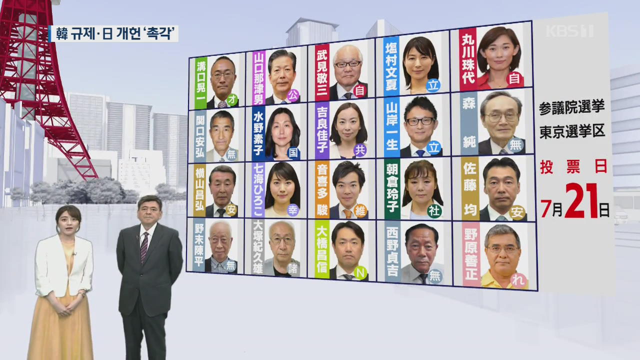 일본 참의원 선거 분석, 한일 관계 영향은?
