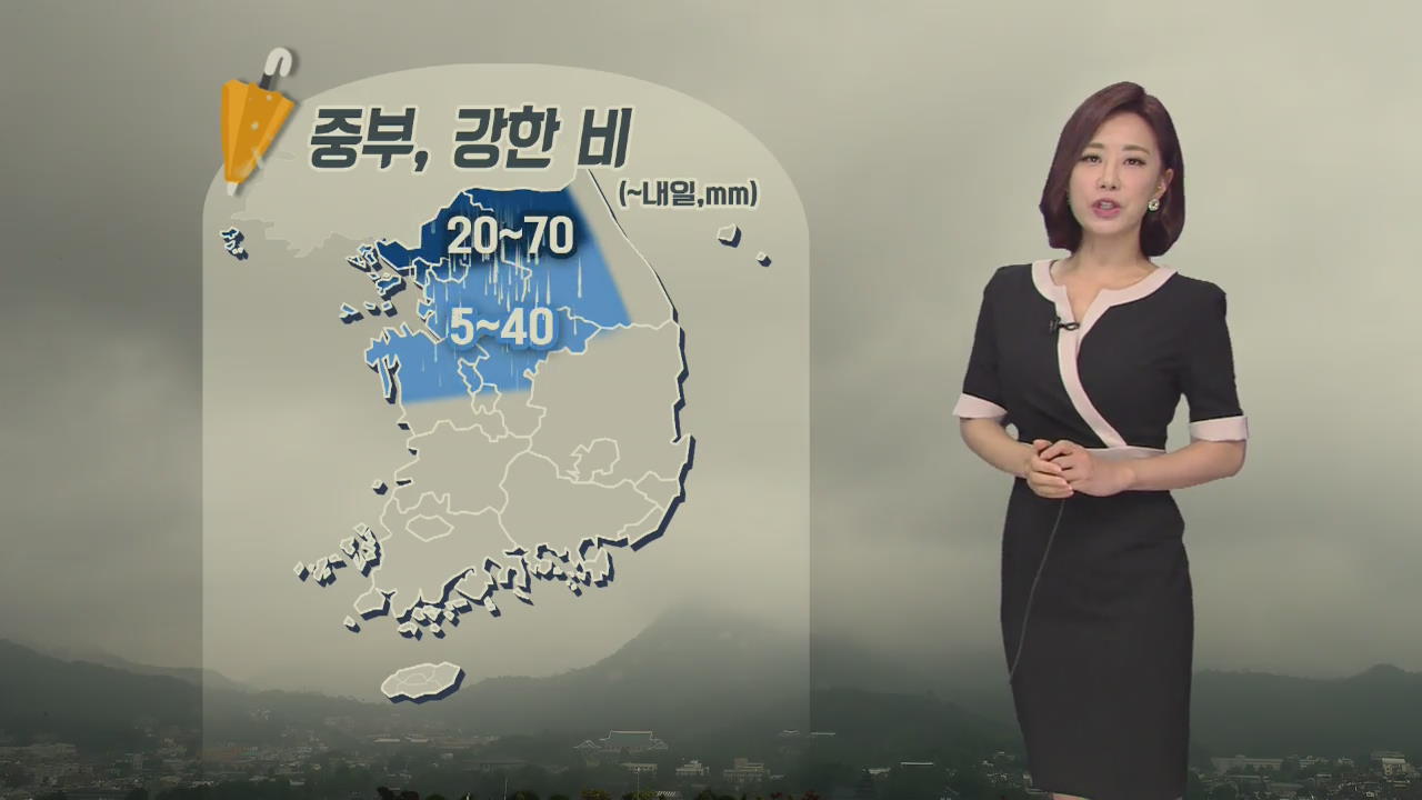 [날씨] 중부 국지성 호우…강릉·대구 한낮 최고 35도