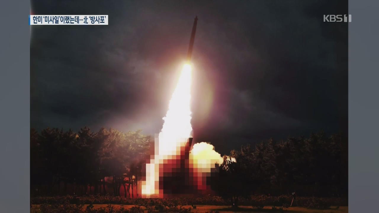 북한, 미사일 아닌 “신형 방사포 시험 사격”
