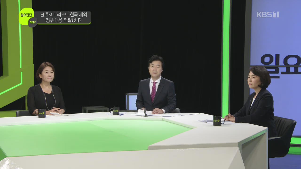 [일요진단 라이브] ‘日 화이트리스트 한국 제외’…정부 대응 적절했나?