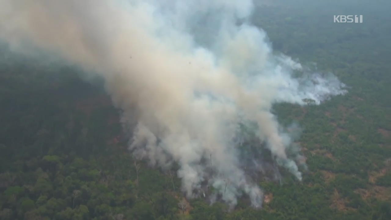 ‘지구 허파’ 아마존 불에 전 세계 우려…마크롱 “G7에서 논의”