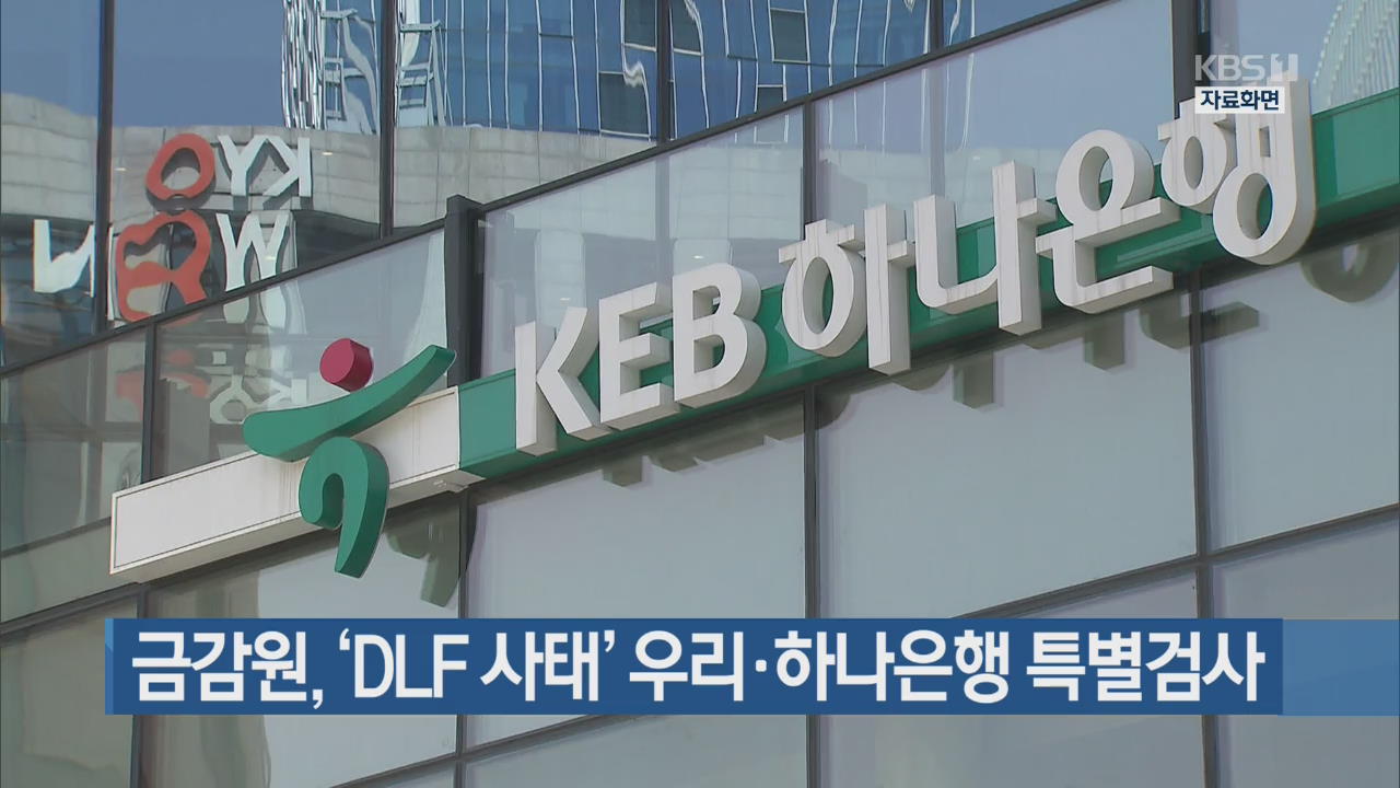 금감원, ‘DLF 사태’ 우리·하나은행 특별검사