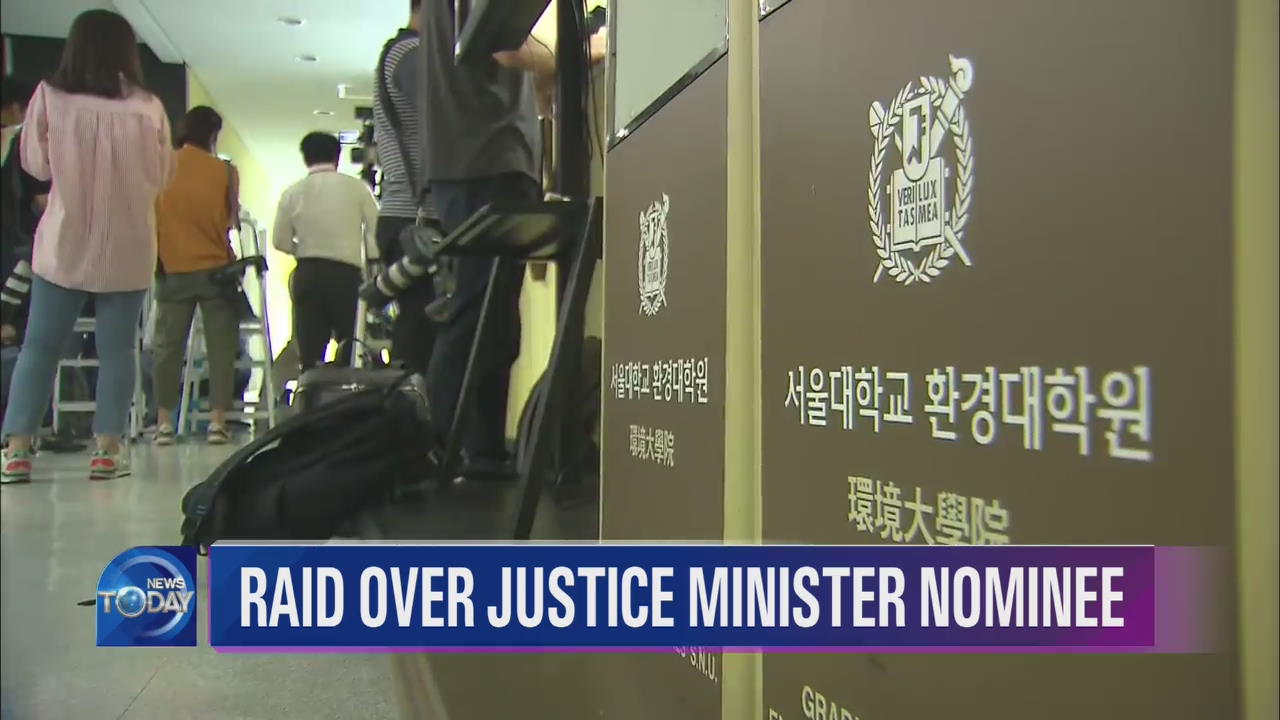 RAID OVER JUSTICE MINISTER NOMINEE