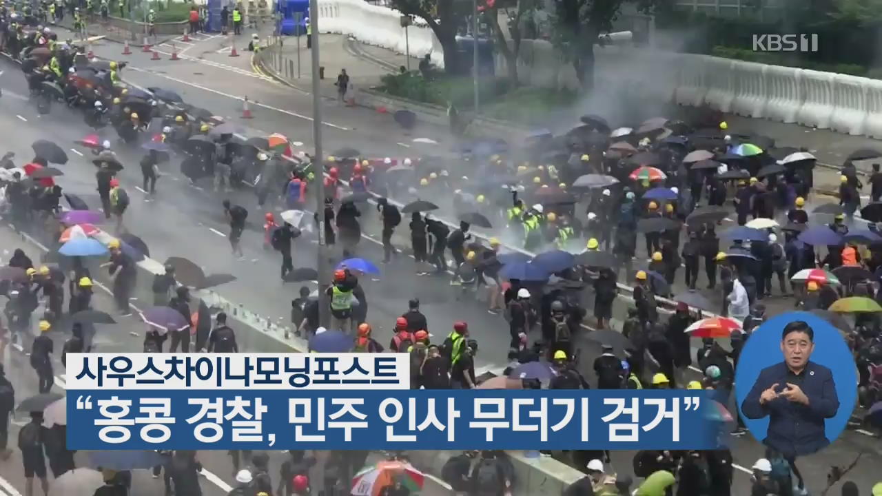 “홍콩 경찰, 민주 인사 무더기 검거”