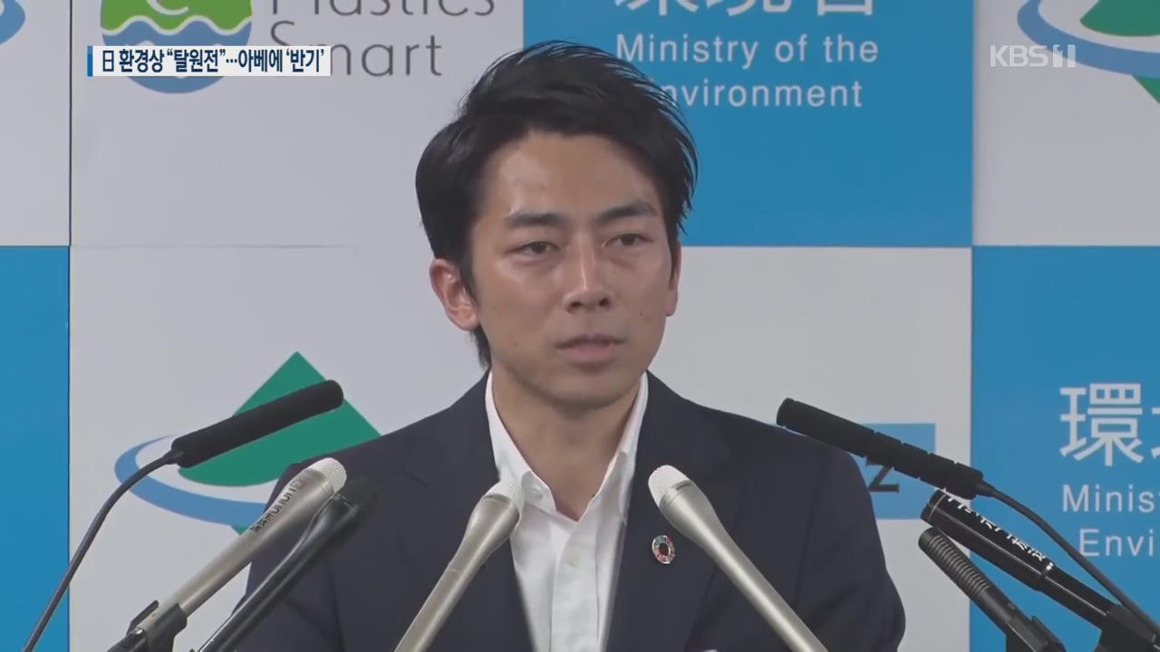 새 환경상도 일본 내 ‘탈원전’ 본격 공론화…아베에 ‘반기’