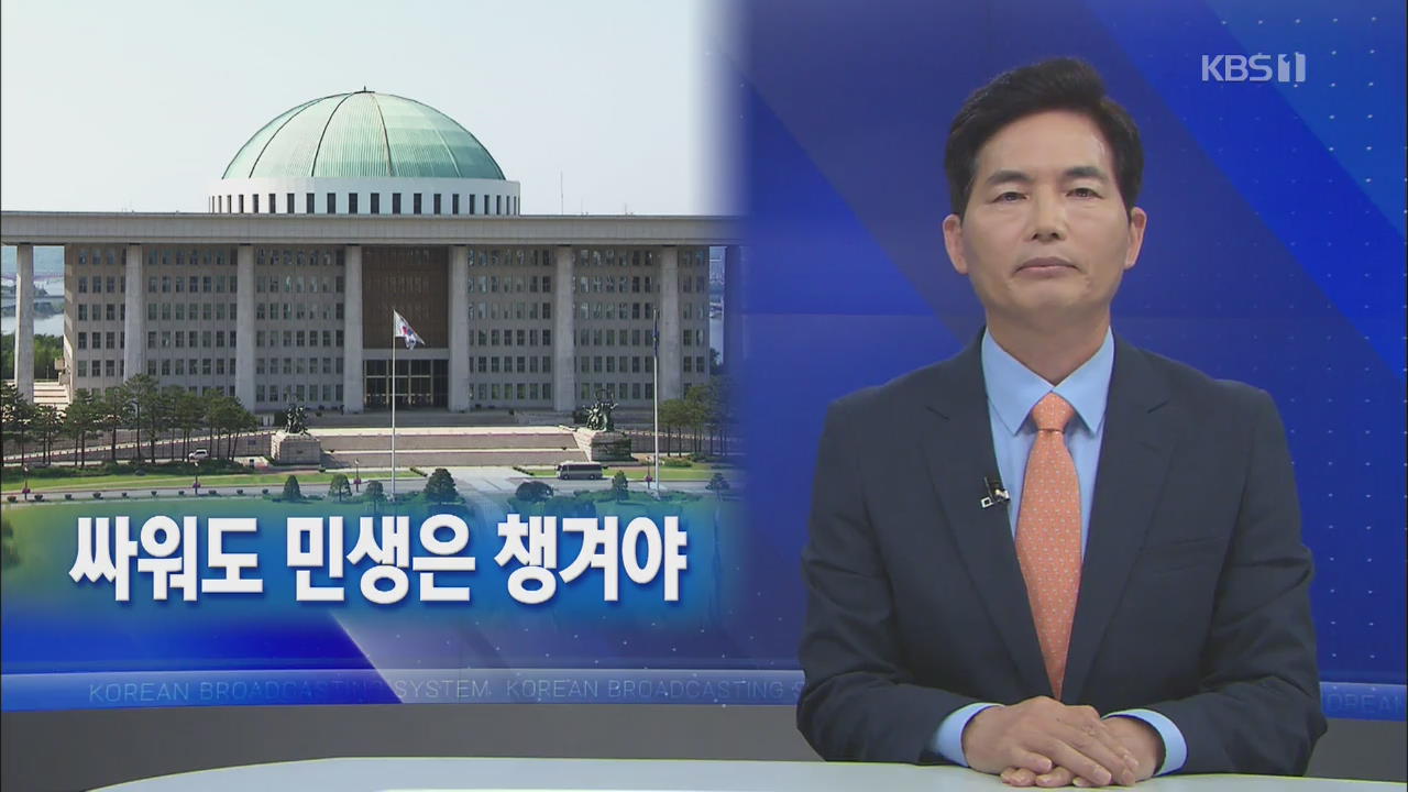 [뉴스해설] 싸워도 민생은 챙겨야