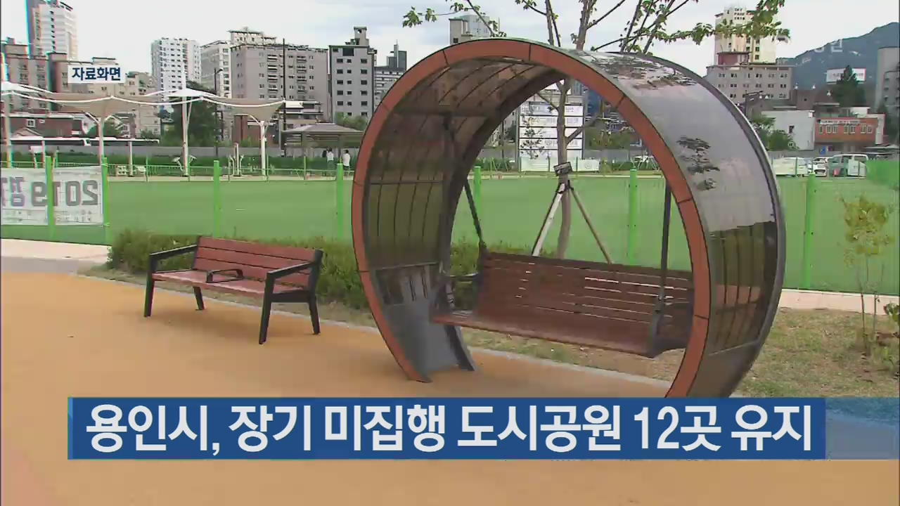 용인시, 장기 미집행 도시공원 12곳 유지