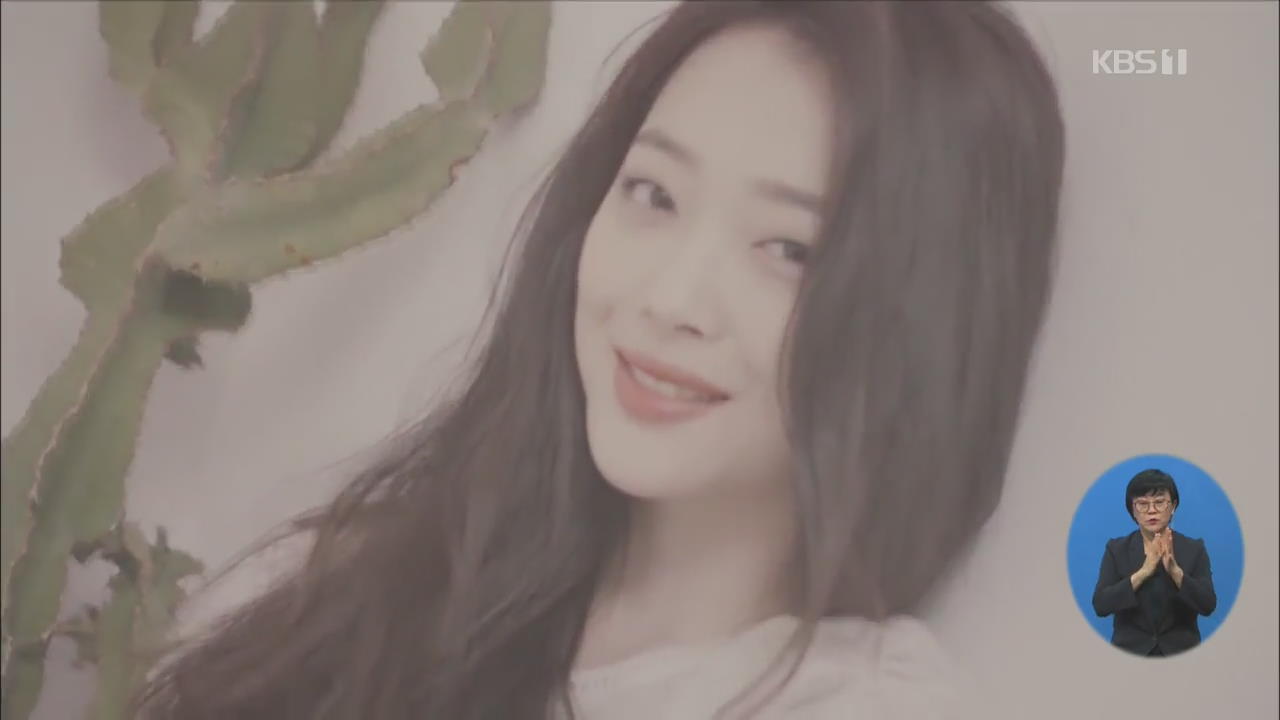 죽음으로 내몬 무차별적인 악성 댓글…설리 사망 애도