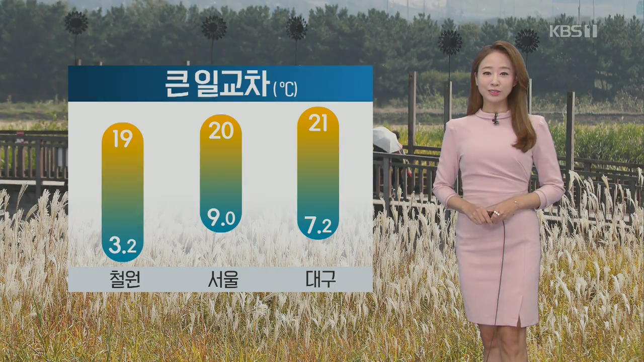 [날씨] 북한산에도 첫 단풍…오후 구름 많고 서울 20도