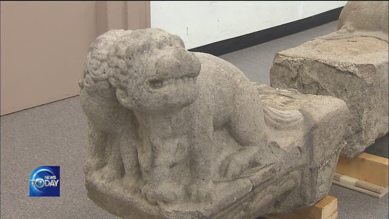 DISCOVERY OF HISTORIC STONE SCULPTURE