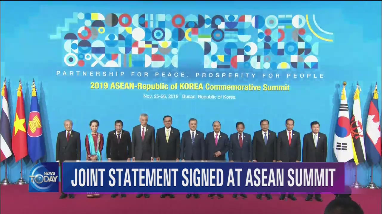 JOINT STATEMENT SIGNED AT ASEAN SUMMIT